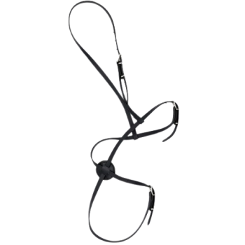 All weather synthetic grackle noseband