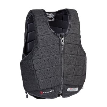 Racesafe ProRace 3 Body Protector - Front View, Regular Tail