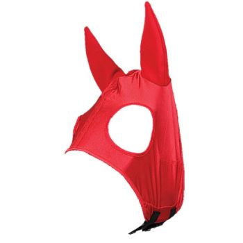 Red Lycra Hood with Neoprene Ears